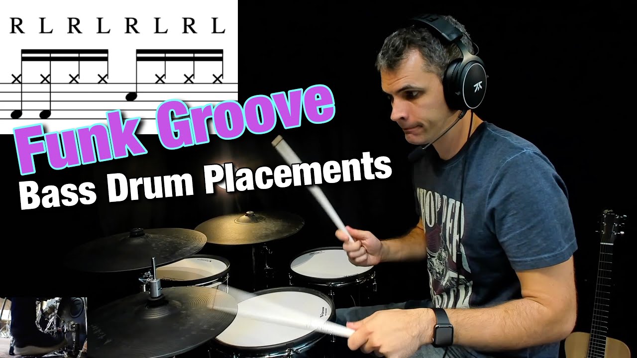 Funk Groove Bass Drum Placements