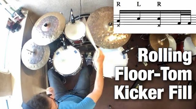 Rolling Floor-Tom Kicker Fill