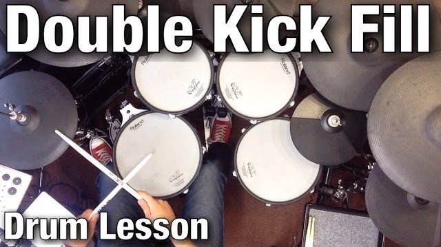 Double Kick Sixteenth Note Triplet Fill