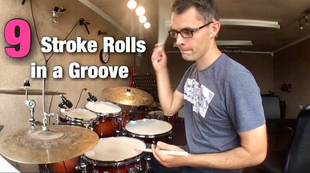 9 Stroke Rolls in a Groove