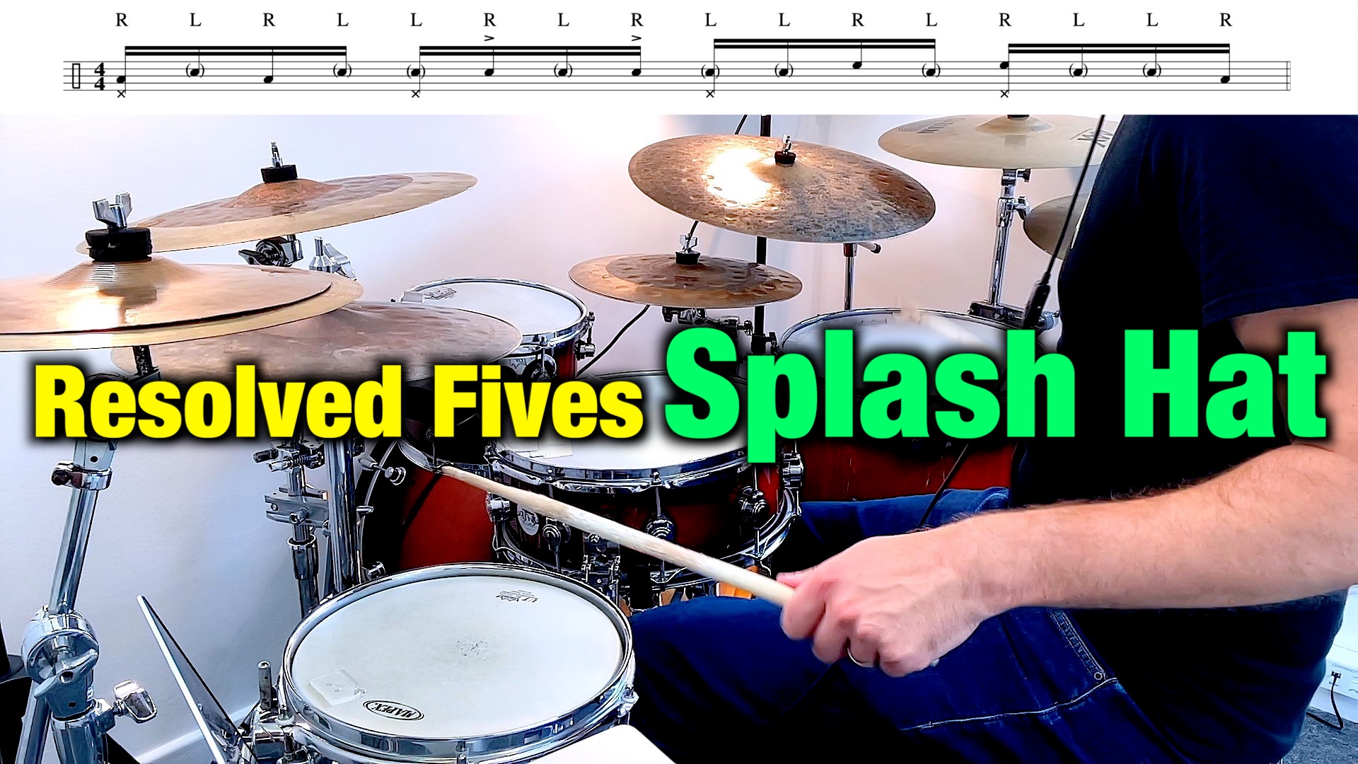 Resolved Fives over a Splash Hat