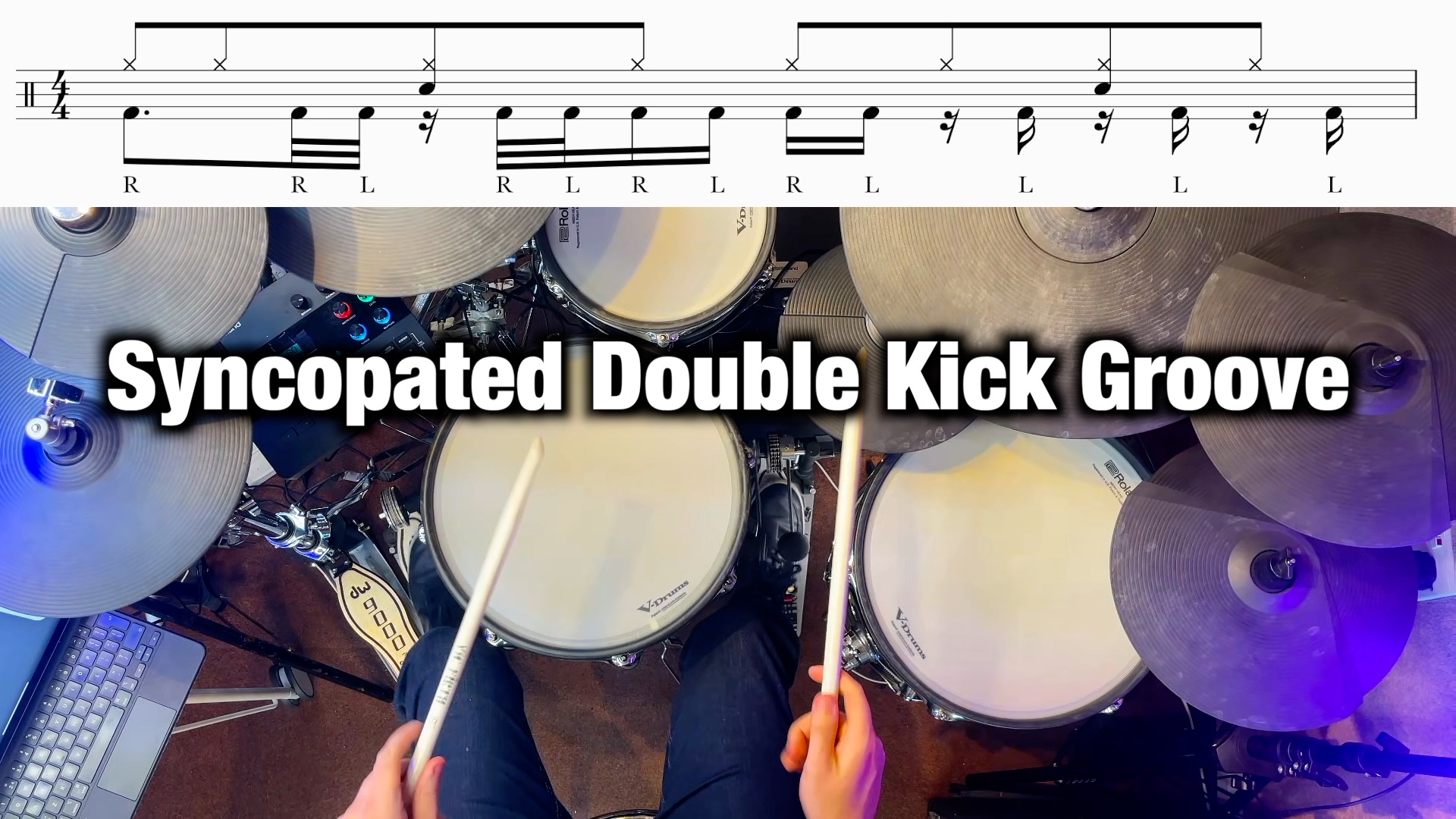 Syncopated Double Kick Groove