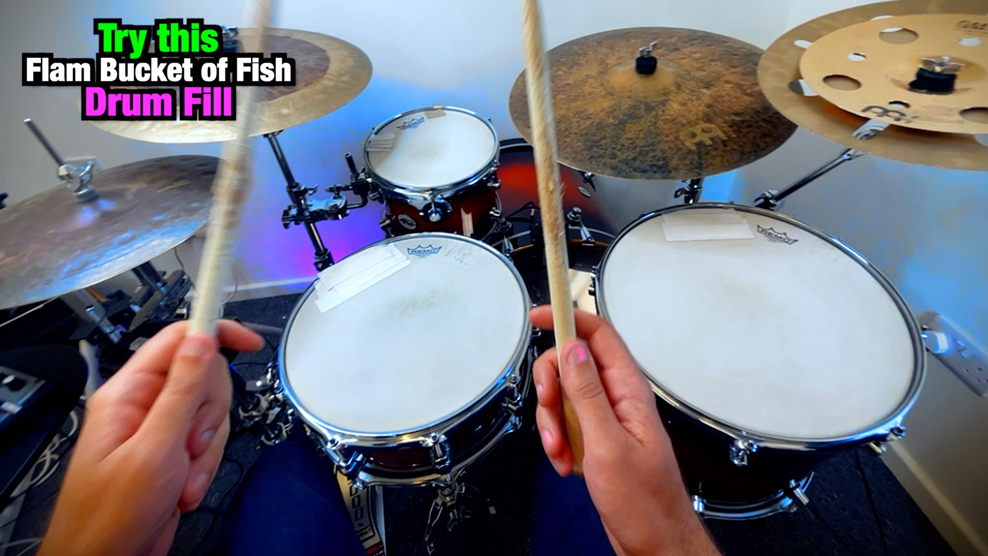 Try This Flam Bucket Of Fish Drum Fill