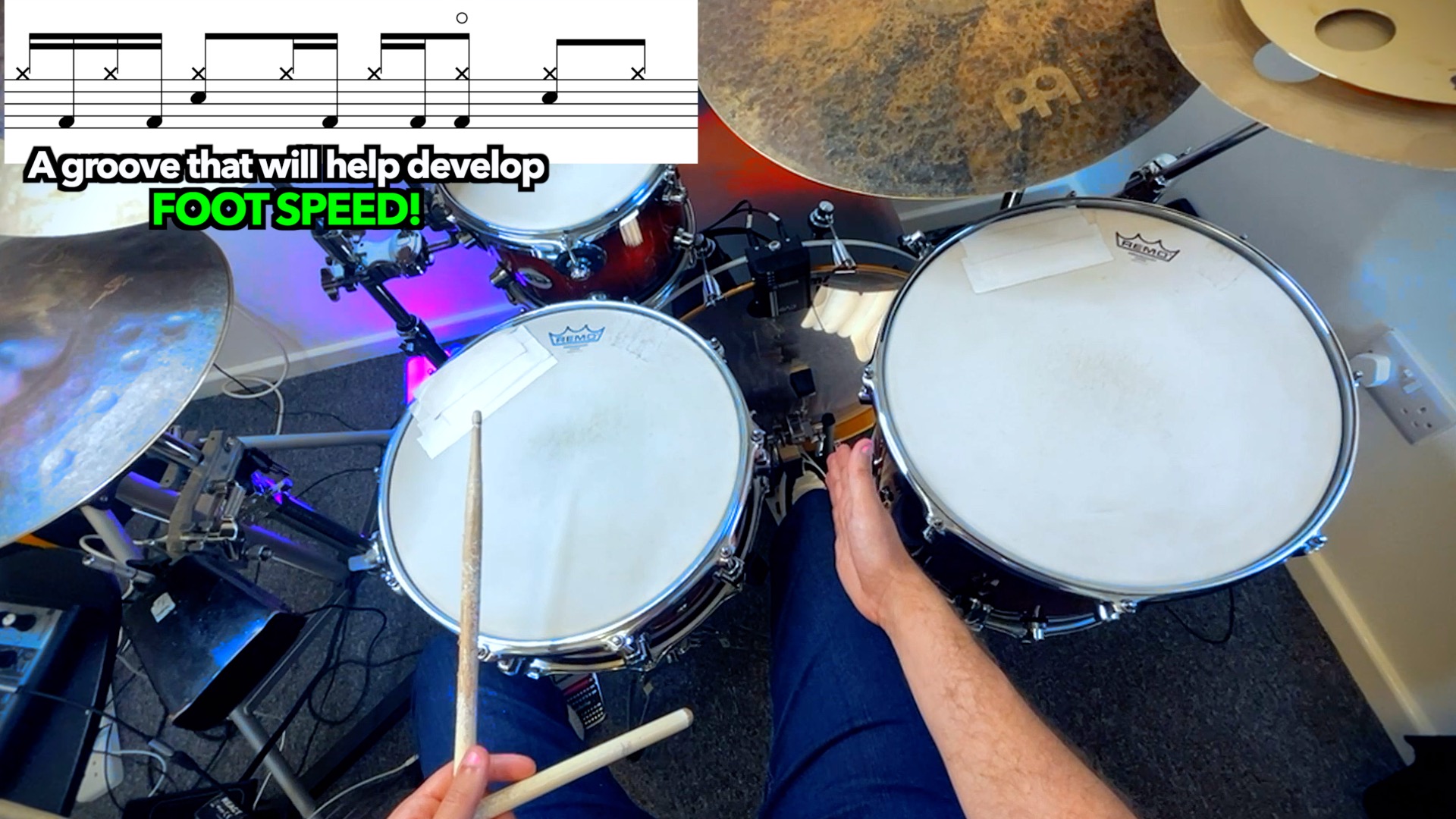 A groove that will help develop Foot Speed