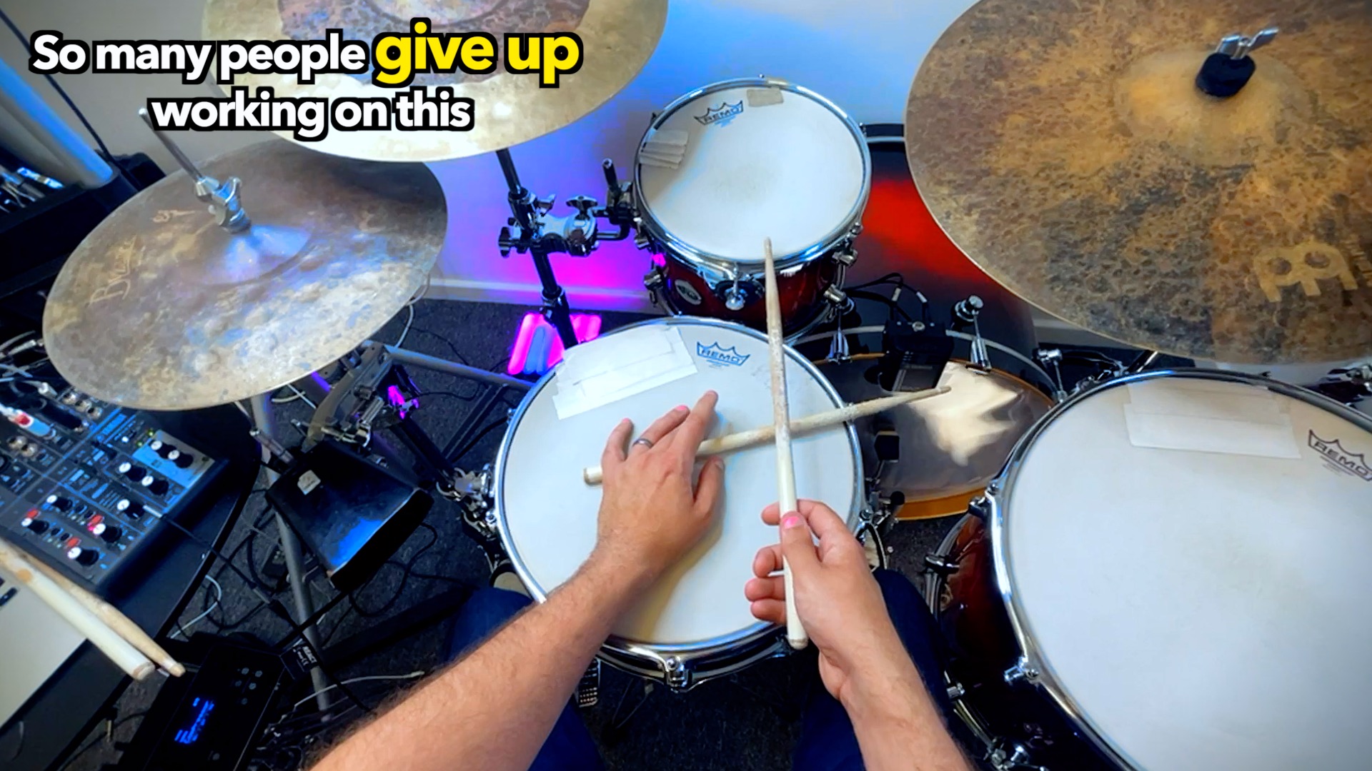 So many people give up working on this