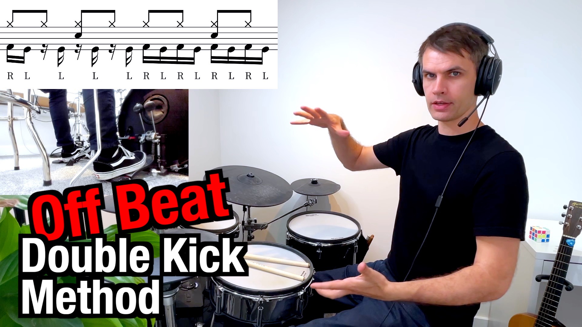 Off Beat Double Kick Method